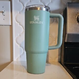 Stanley Mint Green Travel Tumbler